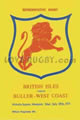 West Coast-Buller v British Lions 1977 rugby  Programmes